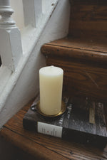 [PREORDER] Hand-Dipped Beeswax 5" Pillar Candle