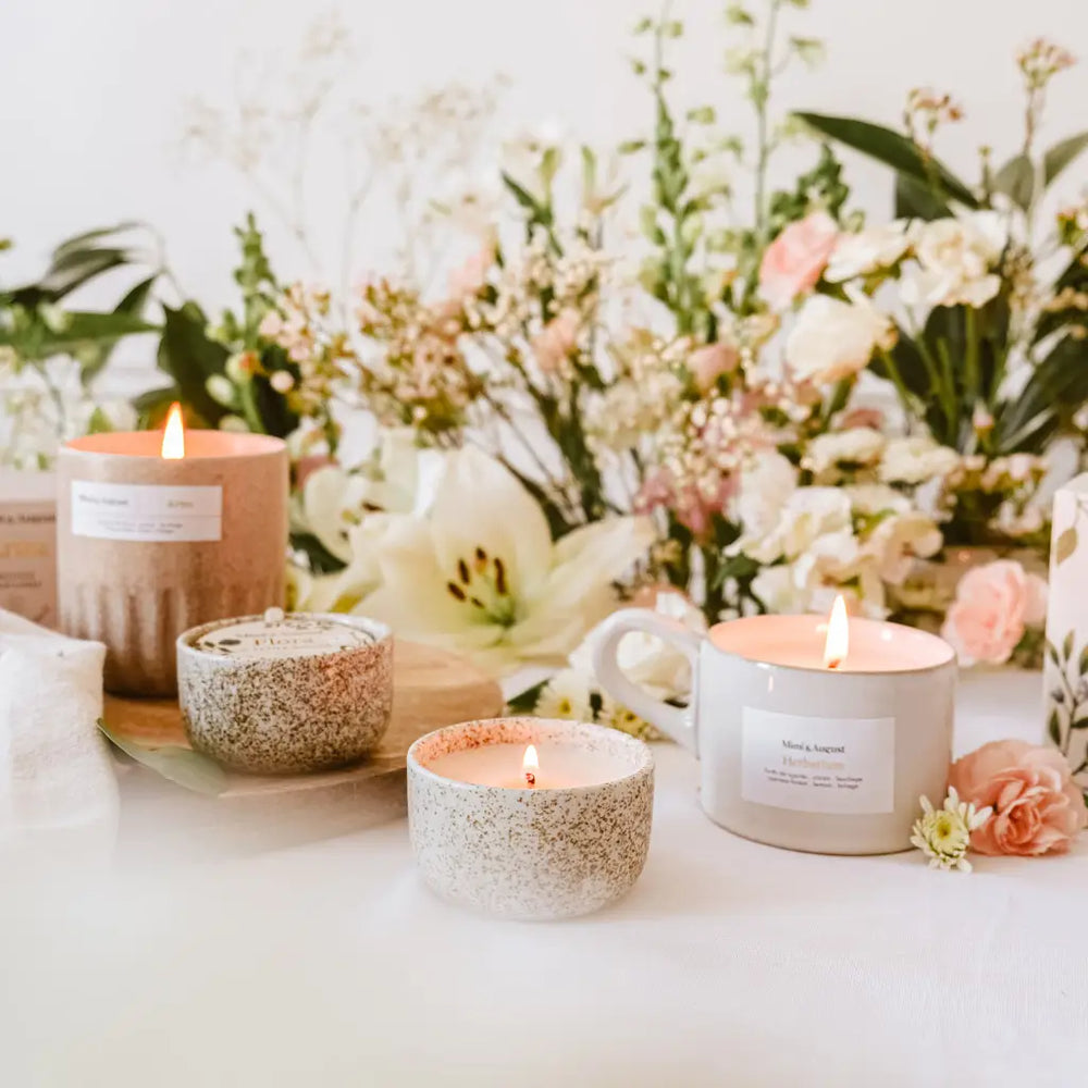 Flora Reusable Candle by Mimi + August